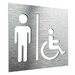 Semne pentru barbati si persoane cu handicap